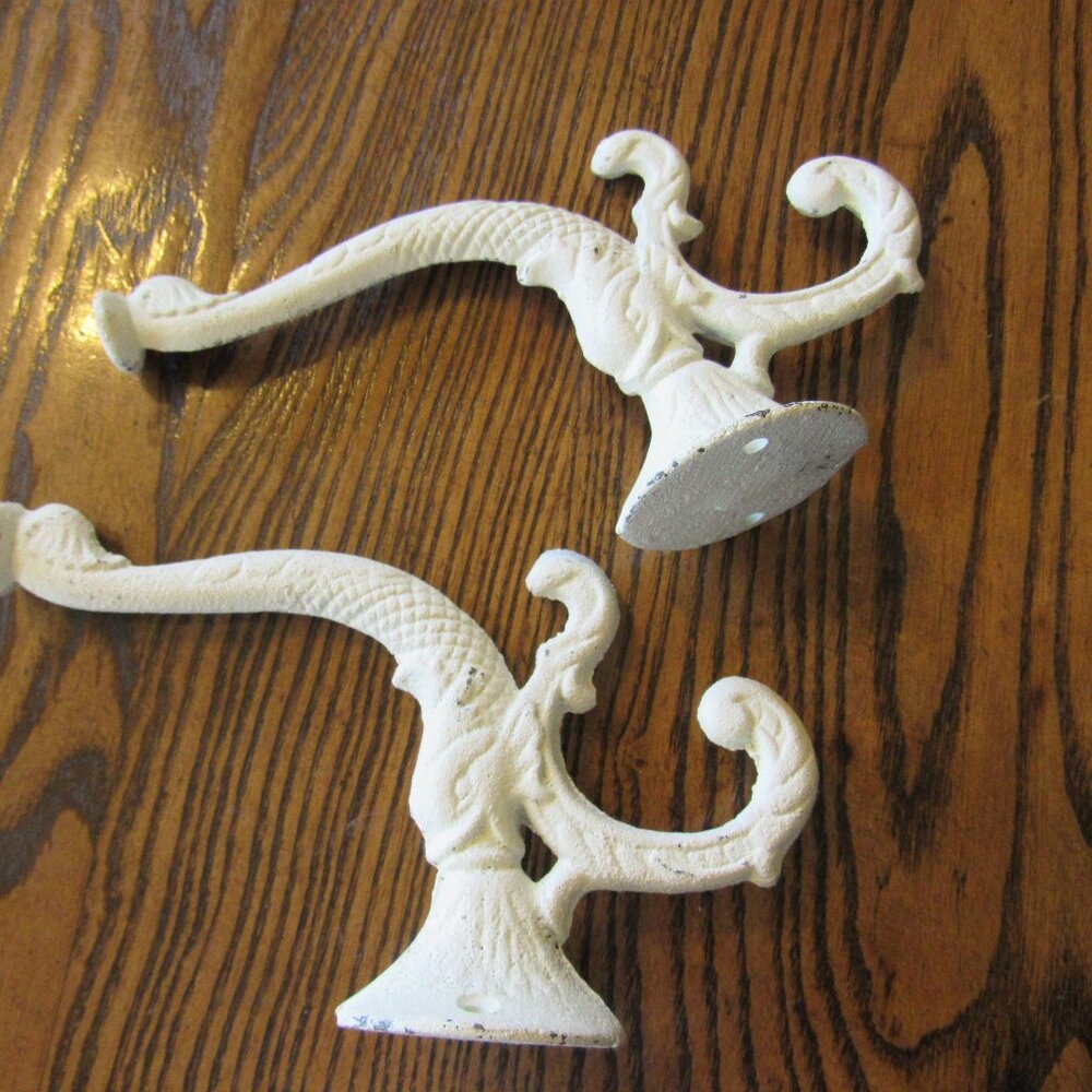 Cast Iron Dolphin Large Wall Hook